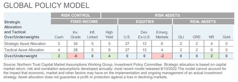 Investment Perspective - Jan 2023 - Global Policy Model chart