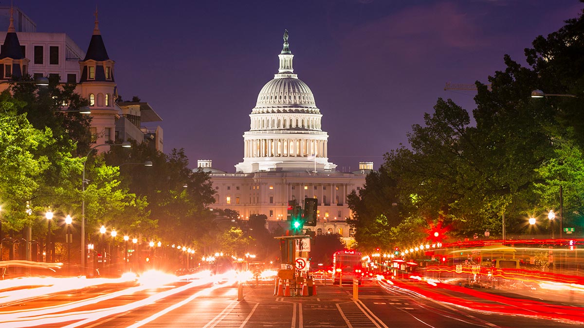 US Capitol at night US Capitol at night