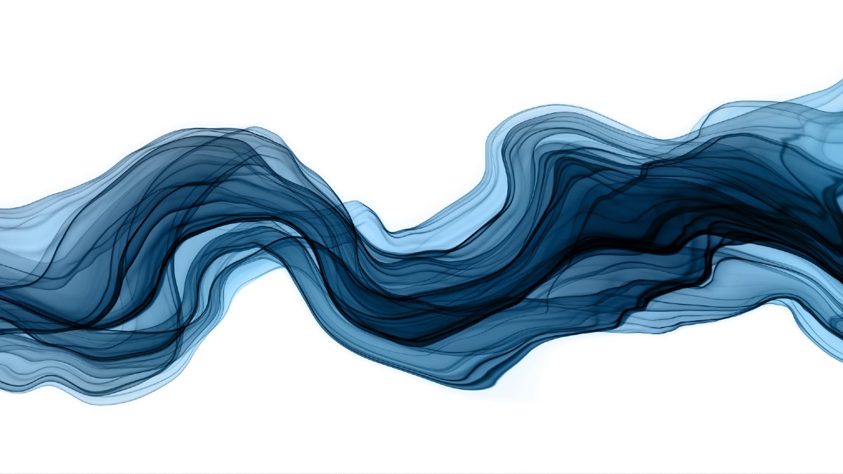 Blue scarf floating Blue scarf floating